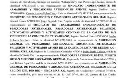 CONAPACH apunta a pescadores artesanales cerqueros responsables por dictamen de Contraloría que declara ilegal beneficios para la pesca artesanal de pequeña escala